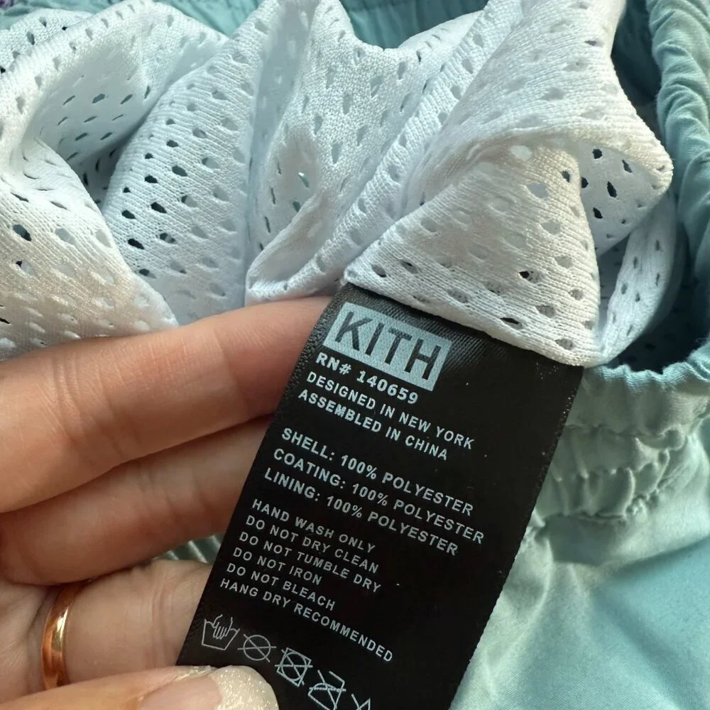 KITH Light Blue Nylon Jogger Pants S​​​